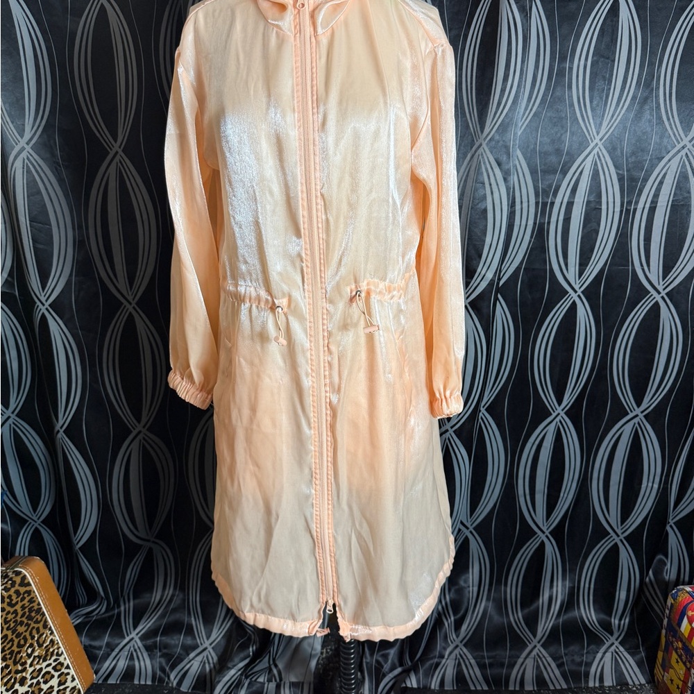 Future collective Shiny Peach Hooded Jacket